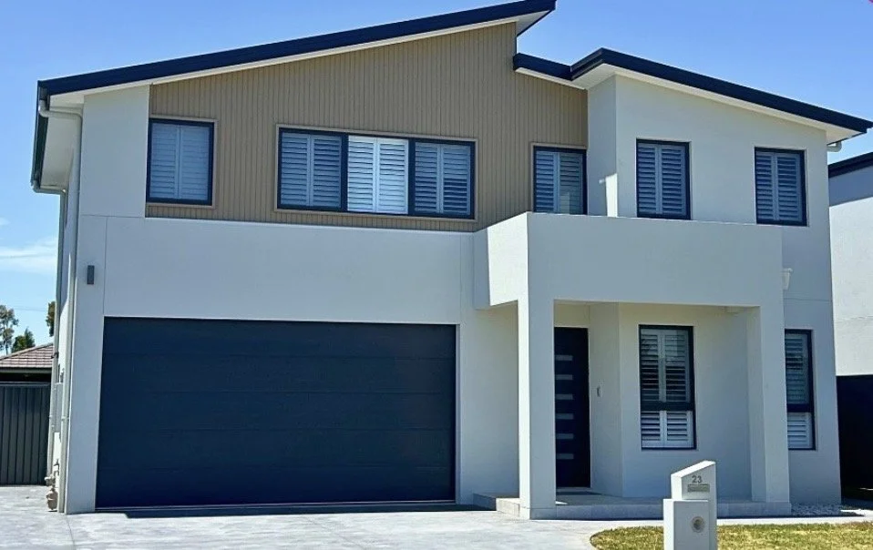 Custom new home by Hughes Building